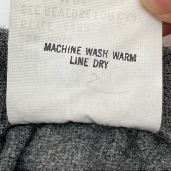 Vintage USA 60's-80s Plaid Wool Midi Skirt Womens Academia Preppy Sz 11/12 - Picture 6 of 11